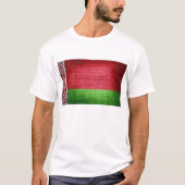 Grunge Belarus vlag T-shirt (Voorkant)