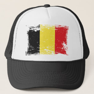 Grunge Belgium Flag Trucker Pet