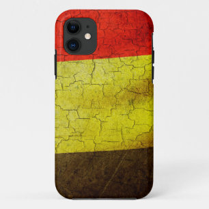 Grunge Belgium vlag Case-Mate iPhone Case