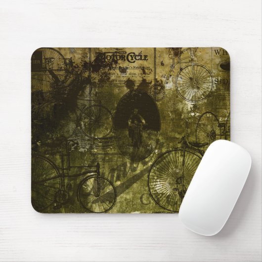 Grunge Bicycles Mousepad Muismat (Met muis)