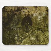 Grunge Bicycles Mousepad Muismat (Voorkant)
