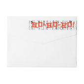 Grunge Birch Lumberjack kerstman Ho Ho Ho Ho! (Achterkant)