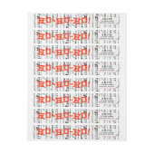 Grunge Birch Lumberjack kerstman Ho Ho Ho Ho! (Vel)