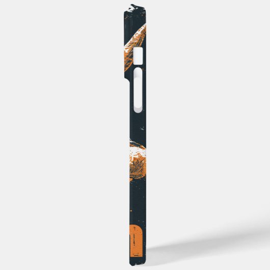 Grunge Bitcoin Bull Blockchain design Case-Mate iPhone Case (Achterkant / Links)