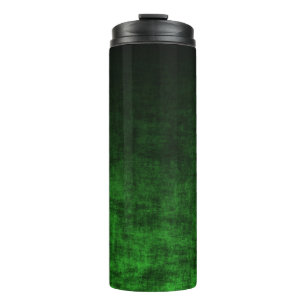Grunge Black en Green Ombre Thermosbeker