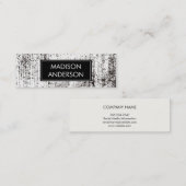 Grunge Black Mini Visitekaartje (Voorkant / Achterkant)