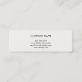 Grunge Black Mini Visitekaartje (Achterkant)