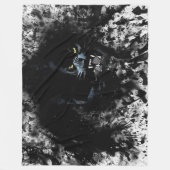 Grunge Black Panther Fleece Deken (Voorkant)