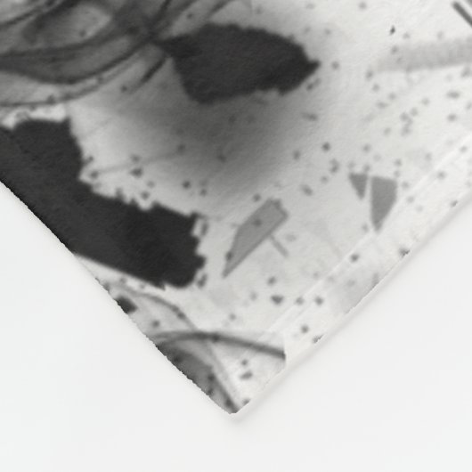 Grunge Black Panther Fleece Deken (Hoek)