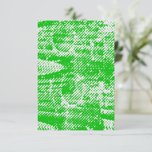  Grunge Blank Invitation Kaart (Staand voorkant)