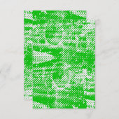  Grunge Blank Invitation Kaart (Voorkant / Achterkant)