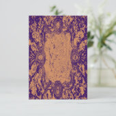  Grunge Blank Invitation Kaart (Staand voorkant)