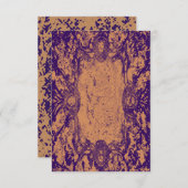  Grunge Blank Invitation Kaart (Voorkant / Achterkant)