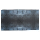 Grunge Blau Grijs Metaal Kussensloop (Voorkant-Rechts)
