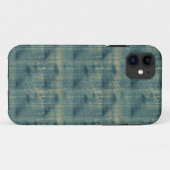 Grunge Blauw Groene Sterren Case-Mate iPhone Case (Achterkant (horizontaal))