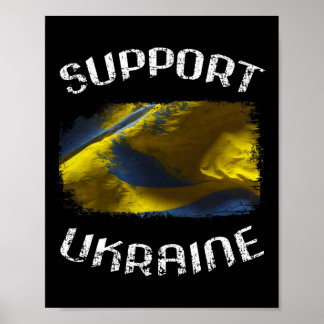 Grunge blijf bij Oekraine statement piece voor ste Poster