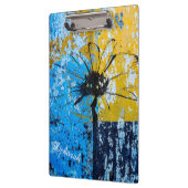 Grunge Bloem Klembord (Links)