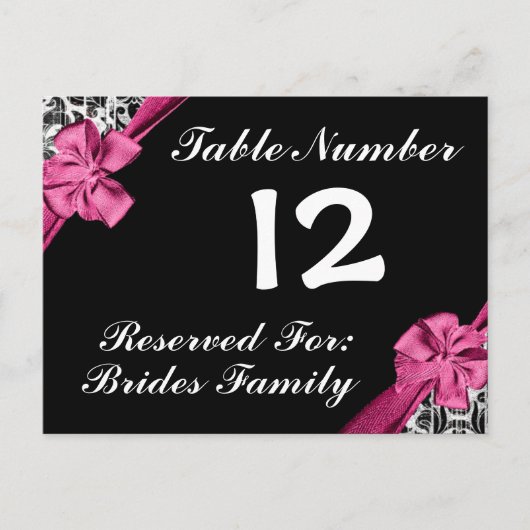  Grunge Bloemen Tabel Aantal Briefkaarten (Voorkant)