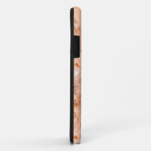 Grunge bloemenpatroon. Koraal achtergrond. Case-Mate iPhone Case (Achterkant/rechts)