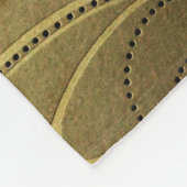 Grunge  bloemmotief. fleece deken (Hoek)