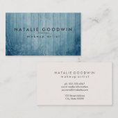 Grunge Blue, hedendaagse Lux Visitekaartje (Voorkant / Achterkant)