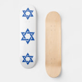 Grunge Blue Star van David Skateboard (Voorkant)