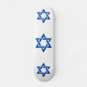 Grunge Blue Star van David Skateboard (Voorkant)