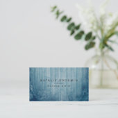 Grunge Blue Visitekaartje (Staand voorkant)
