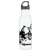 Grunge BMX fiets Waterfles (Voorkant)
