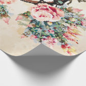 Grunge bo-ho achtergrond met Indiase droom- Cadeaupapier (Hoek)