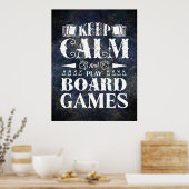 Grunge Board Games Wanddecoratie Poster (Keuken)