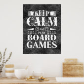 Grunge Board Games Wanddecoratie Poster (Keuken)