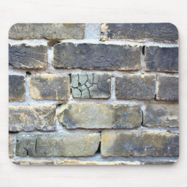 Grunge Brick Wall in de war Muismat