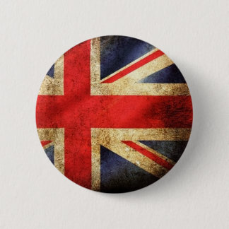 Grunge Britse vlag Button