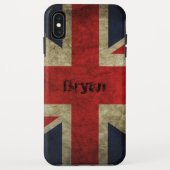 Grunge Britse vlag Case-Mate iPhone Case (Achterkant)