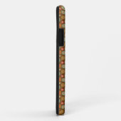 Grunge Brown Floral Retro Case-Mate iPhone Case (Achterkant/rechts)
