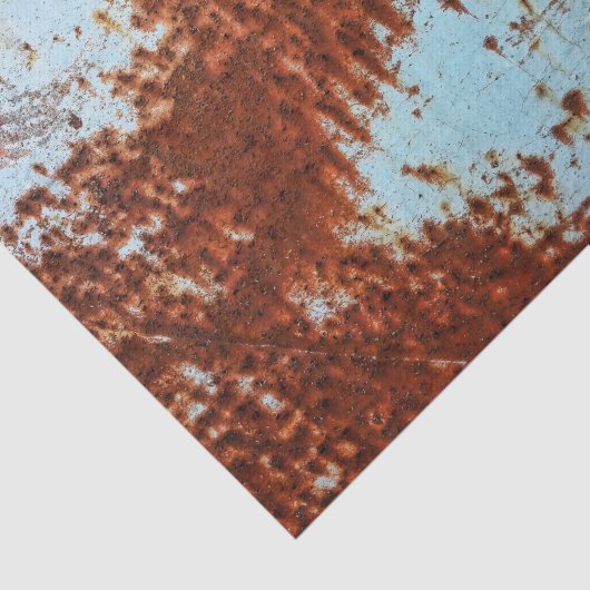 Grunge Brown Rusted Metal Pattern 2 Tissuepapier (Detail)