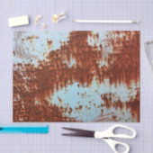 Grunge Brown Rusted Metal Pattern 2 Tissuepapier (Craft)