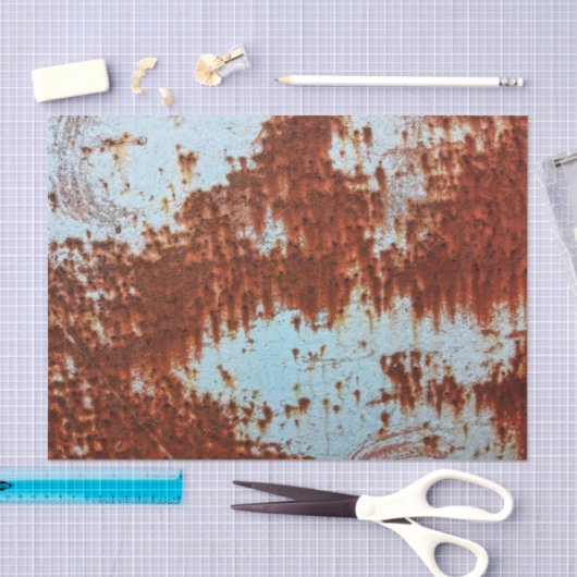 Grunge Brown Rusted Metal Pattern 2 Tissuepapier (Craft)