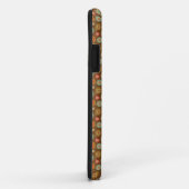 Grunge Bruine Bloemige Retro Case-Mate iPhone Case (Achterkant/rechts)