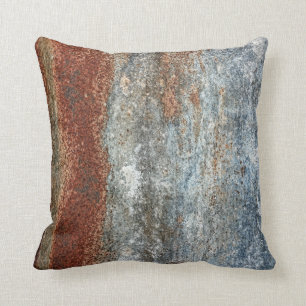 Grunge Bruine Roest Textuur Patroon Kussen