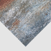 Grunge Bruine Roest Textuur Patroon Tissuepapier (Detail)