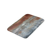 Grunge Bruine Roest Textuurpatroon Badmat (Gekanteld)