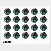 Grunge Bubbles Ronde Sticker (Vel)