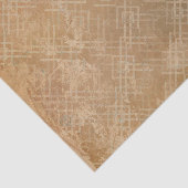 Grunge Burnt Sinaasappel Retro Tissuepapier (Detail)