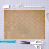 Grunge Burnt Sinaasappel Retro Tissuepapier (Craft)