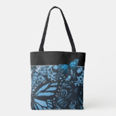 Grunge Butterfly Art Tote Bag (Achterkant)