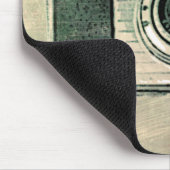 Grunge Camera Mousepad Muismat (Hoek)