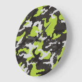 Grunge Camouflage  achtergrond Grote Klok (Hoek)