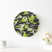 Grunge Camouflage  achtergrond Grote Klok (Huis)